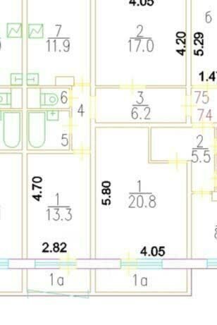 квартира г Москва метро Улица Горчакова ул Адмирала Лазарева 34 фото 2