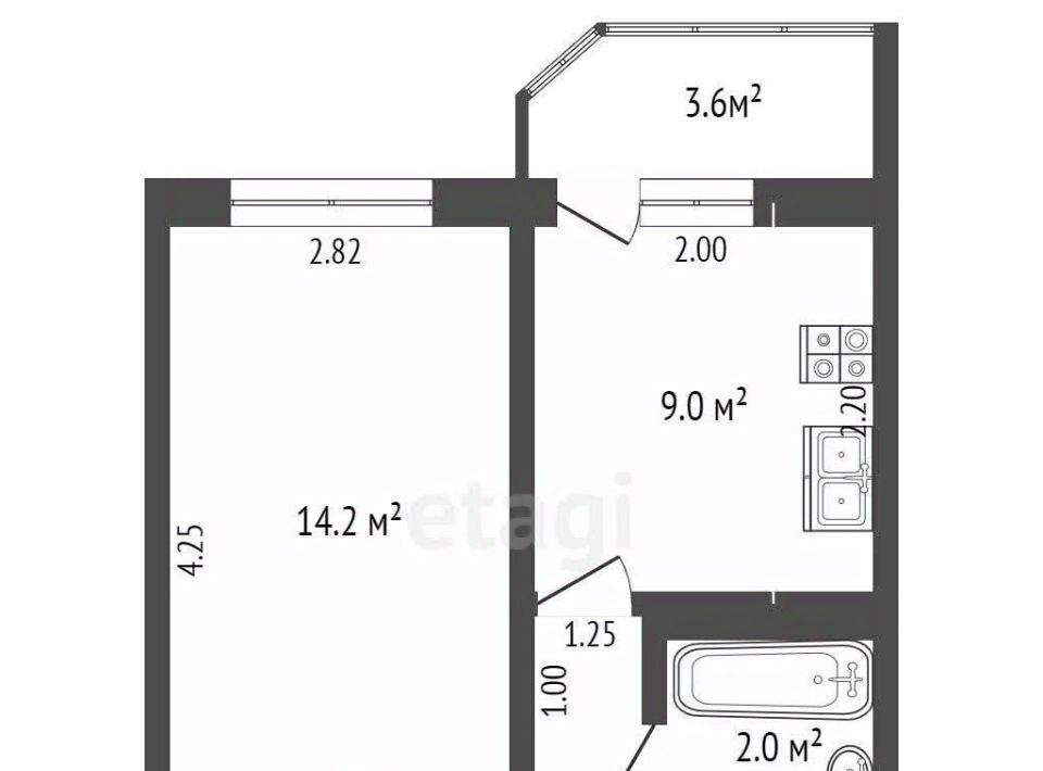 квартира г Сургут ул Ивана Захарова 2/1 квартал 30Б фото 2