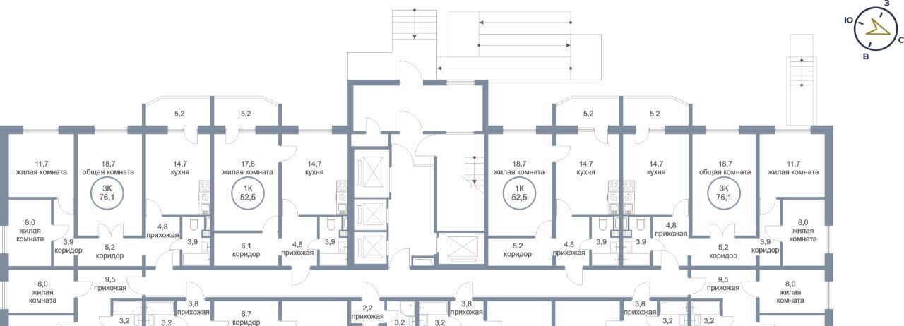 квартира г Сургут пос Гидростроитель ул Мостостроительная 2/2 фото 4