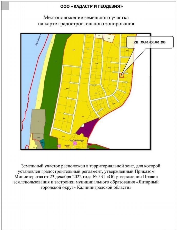 земля пгт Янтарный п Синявино фото 1