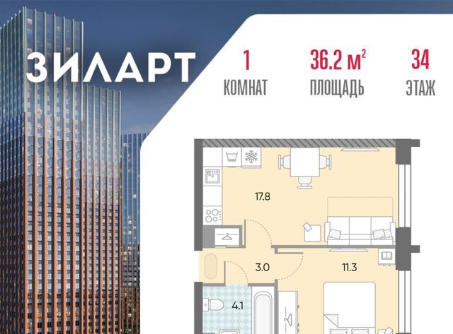 метро Автозаводская ЖК «ЗИЛАРТ» 21/22 фото