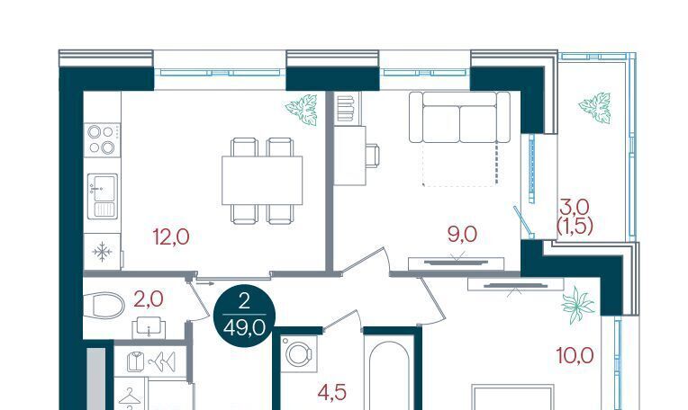 квартира г Москва б-р Кавказский 51 Кавказский бульвар фото 2