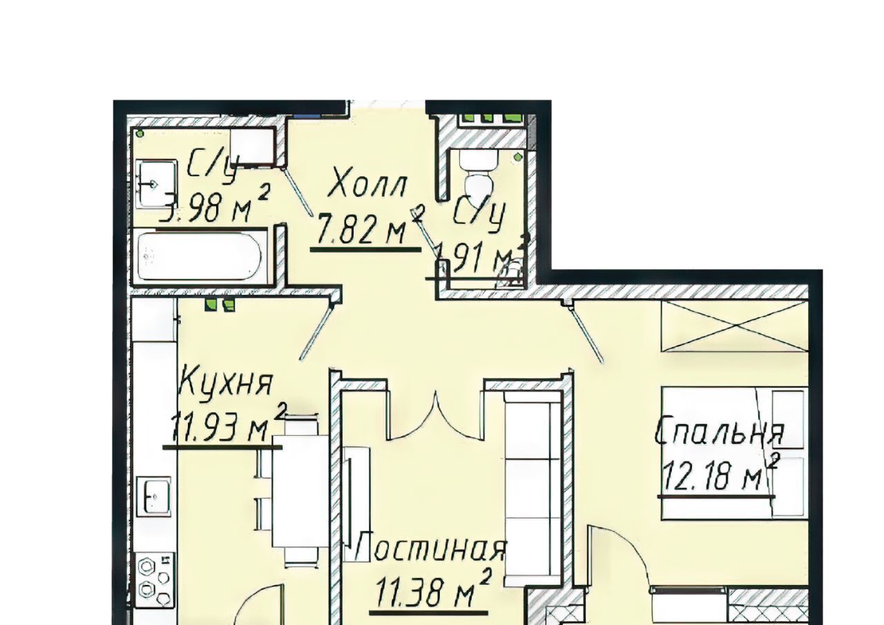 квартира г Казань Козья слобода ул Урицкого 1 фото 1