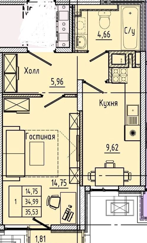 квартира г Ростов-на-Дону р-н Октябрьский ул Нансена 109/2 фото 1