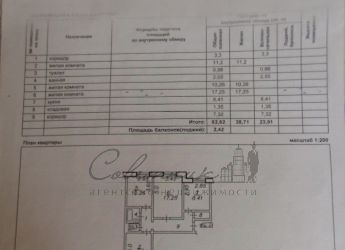 квартира г Старый Оскол микрорайон Жукова 24 фото 3