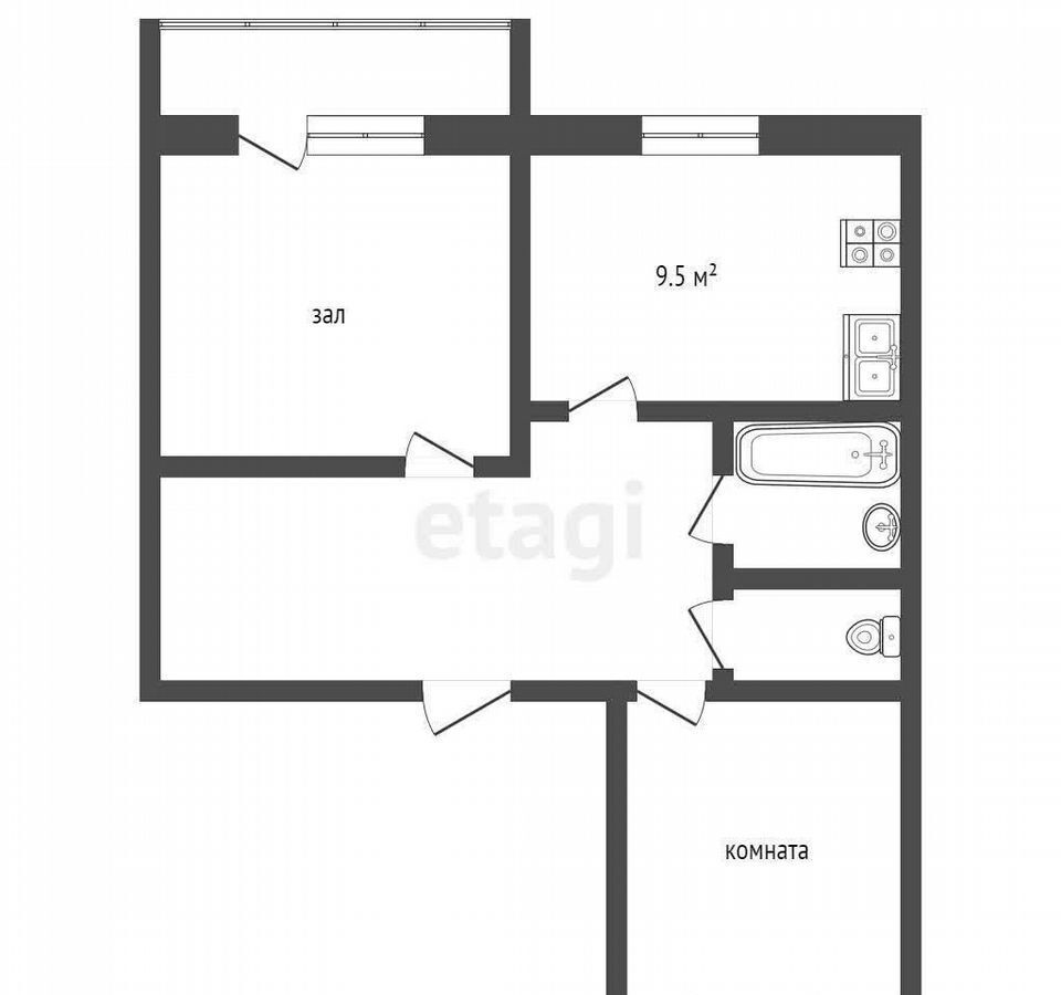 квартира г Кумертау ул Машиностроителей 3 фото 25