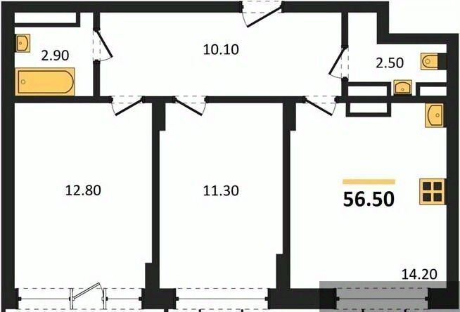 квартира г Воронеж р-н Железнодорожный ул Остужева 52/5 фото 1