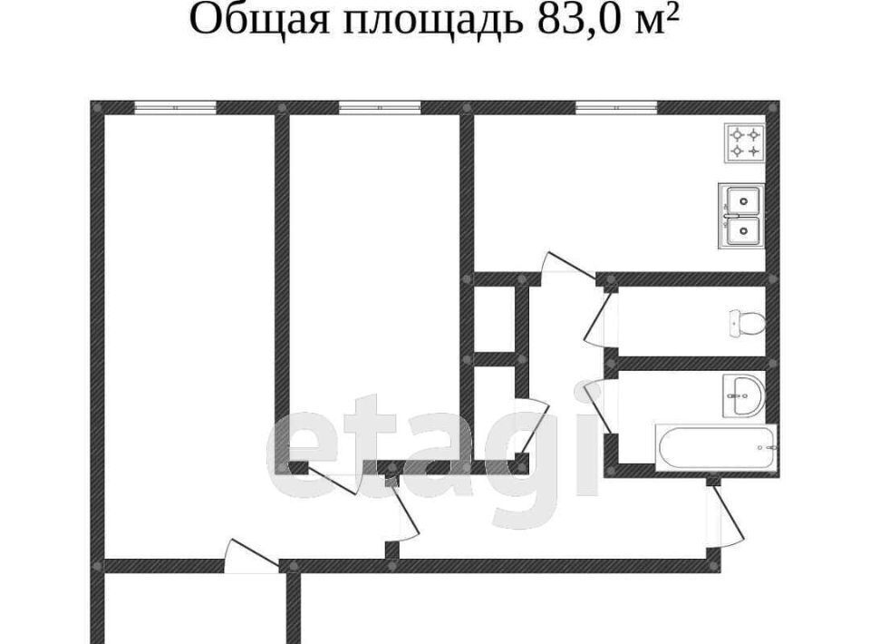 квартира г Нижний Тагил р-н Тагилстроевский Садовая ул., 10 фото 18