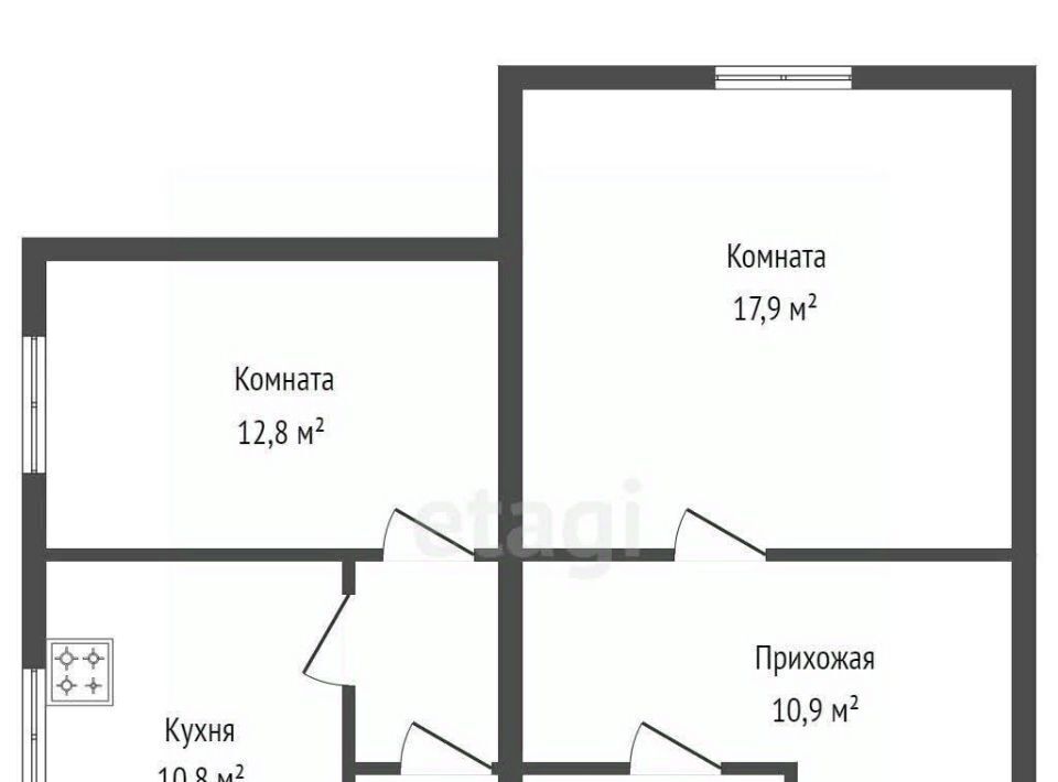 квартира г Уфа р-н Ленинский ул Летчиков 14к/1 фото 14