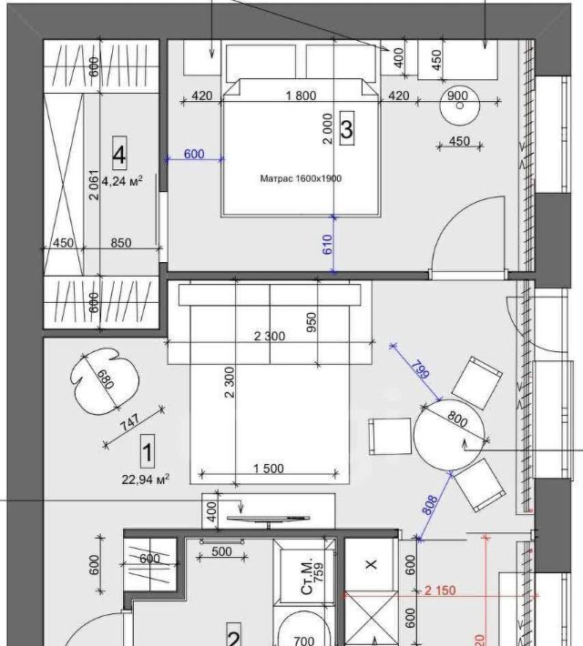 квартира г Москва метро Академическая ул Шверника 14/1к 2 фото 2