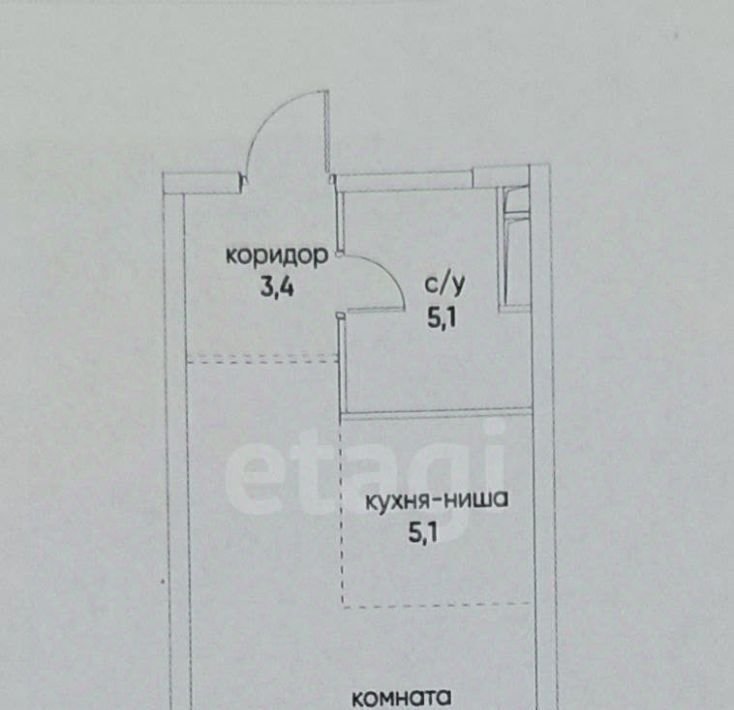 квартира г Москва метро Мневники ул Нижние Мнёвники 16к/4 фото 2