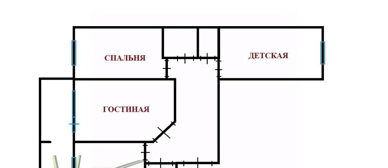 квартира г Владивосток р-н Первореченский ул Адмирала Горшкова 36 микрорайон «Снеговая Падь» фото 20