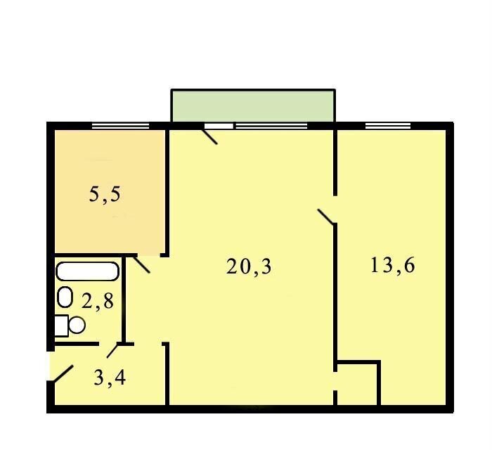 квартира г Москва метро Кузьминки ул Юных Ленинцев 105к/1 фото 21