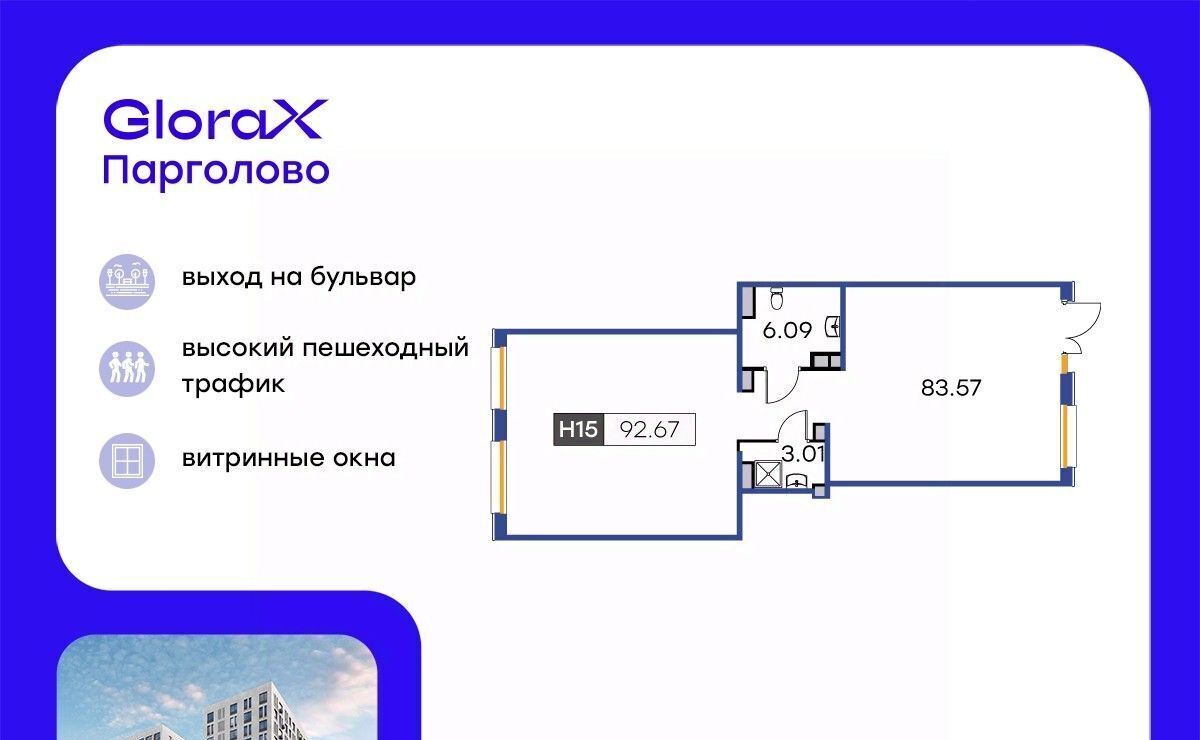 свободного назначения г Санкт-Петербург п Парголово ш Выборгское р-н Выборгский фото 1