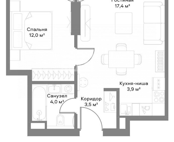 квартира г Москва метро Белорусская пр-кт Ленинградский 8 фото 1