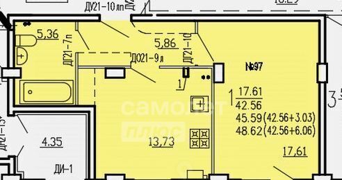 квартира г Курск р-н Железнодорожный ул Агрегатная 2-я 57 фото 2