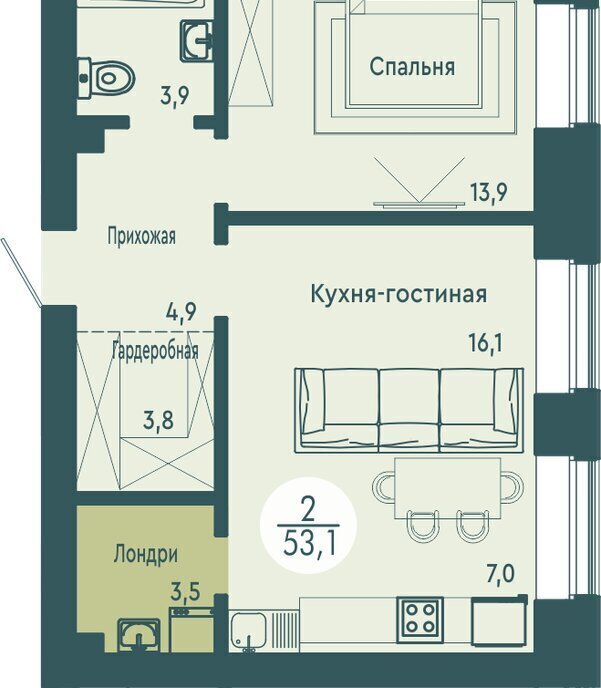 квартира г Красноярск ул Авиаторов 22 фото 1