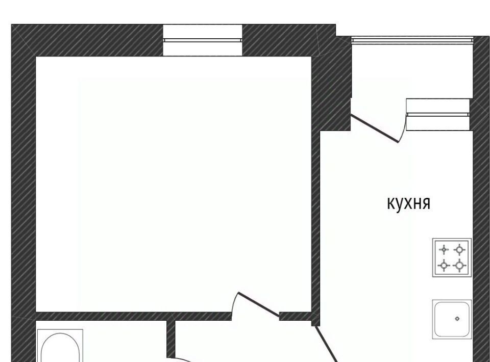 квартира г Омск р-н Кировский ул 12 Декабря 108 фото 2