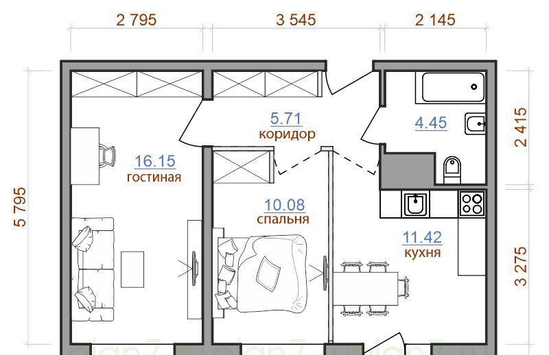 квартира г Иркутск р-н Ленинский ЖК «МЕГА» Ново-Ленино мкр фото 1