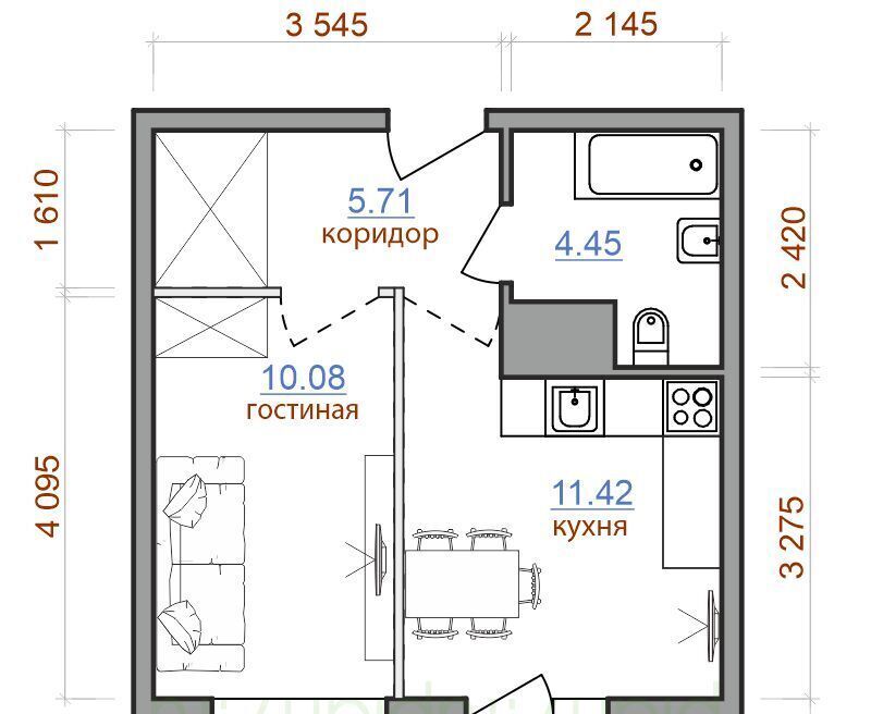 квартира г Иркутск р-н Ленинский ЖК «МЕГА» Ново-Ленино мкр фото 1