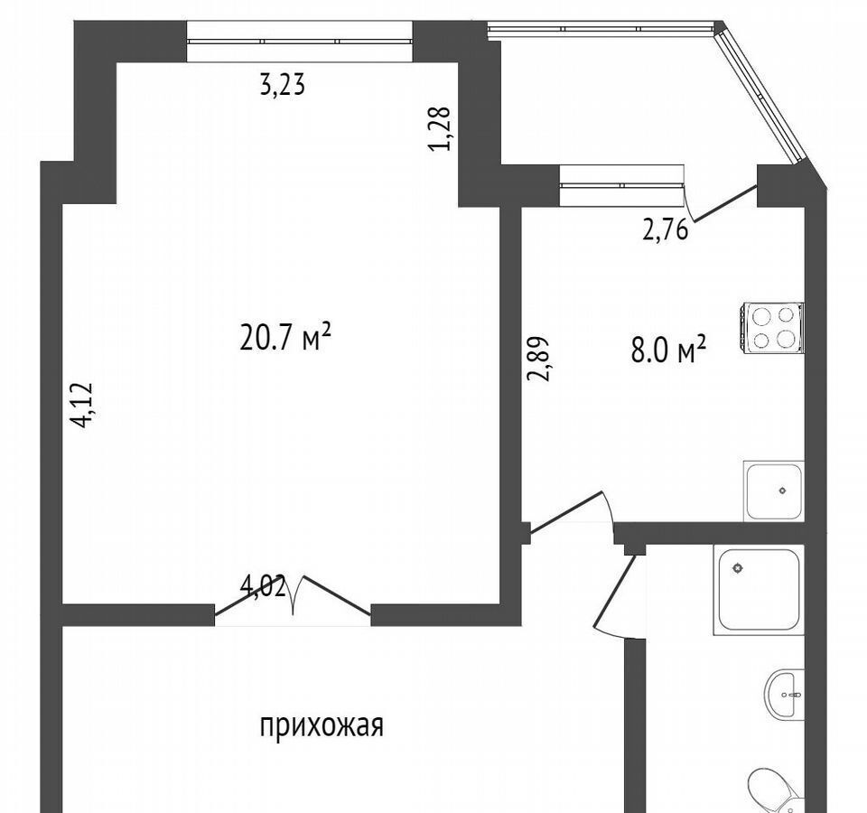 квартира г Сургут р-н Восточный ул Югорская 38/1 Тюменская обл. фото 9