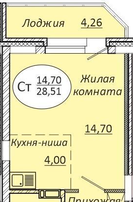 квартира г Новосибирск Золотая Нива ул 2-я Воинская 51 фото 2