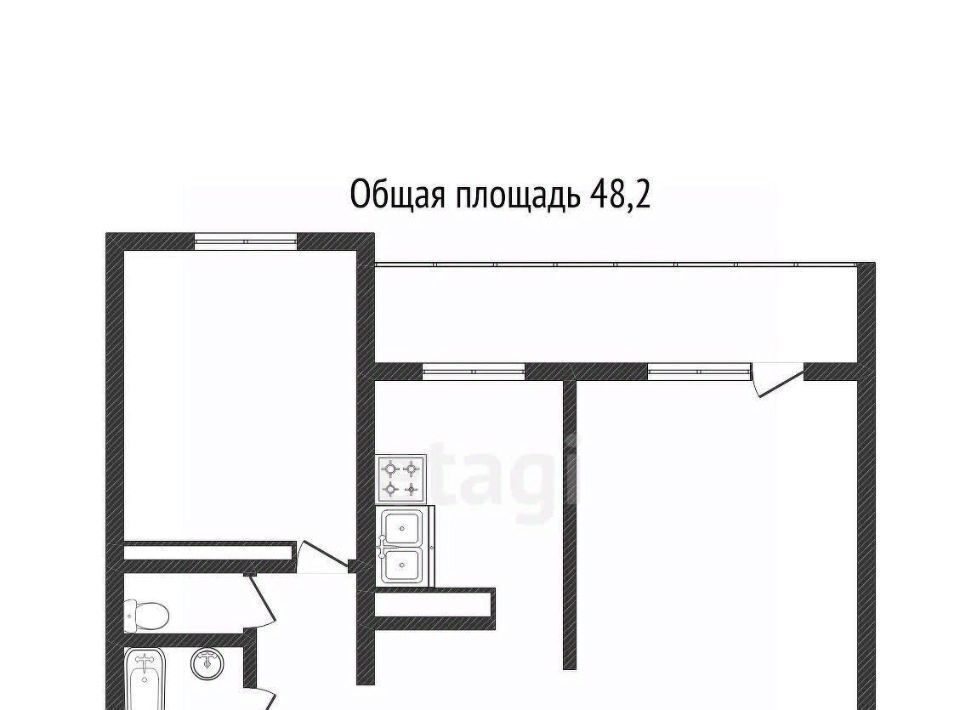 квартира г Екатеринбург р-н Кировский ул Владимира Высоцкого 16 Площадь 1905 года фото 32