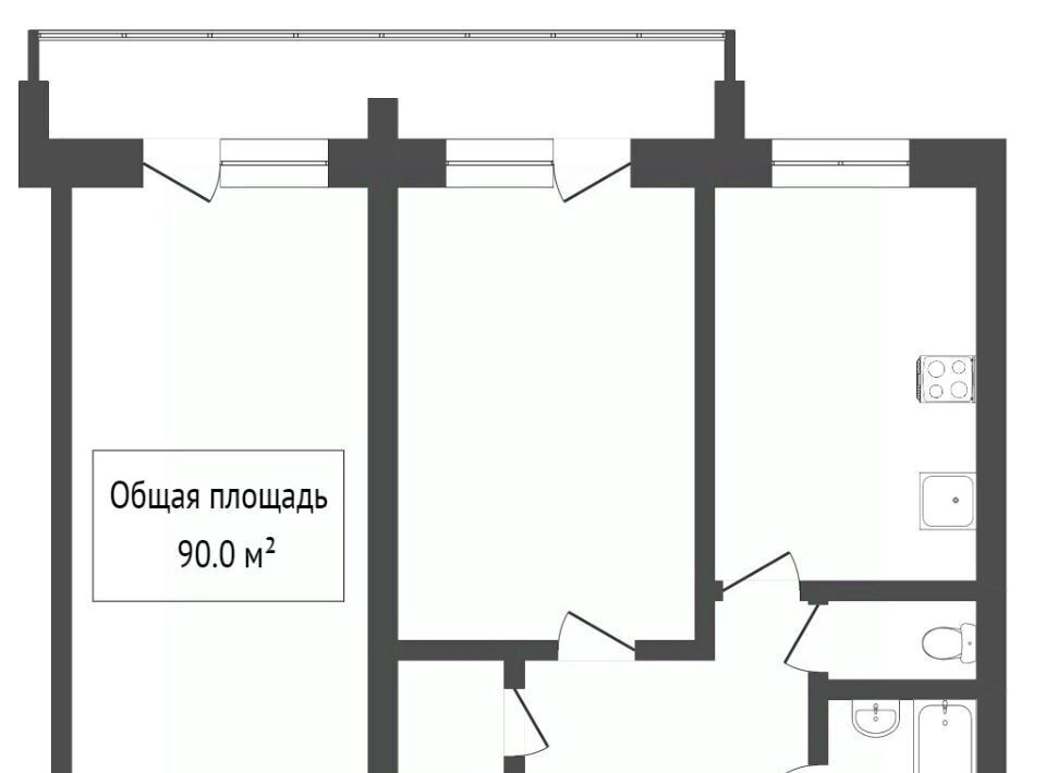 квартира г Томск р-н Октябрьский тракт Иркутский 216 фото 24