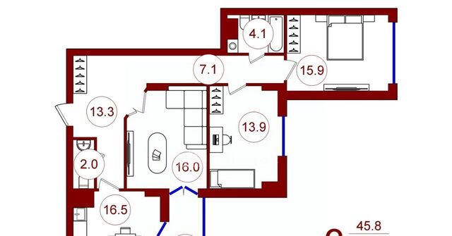 р-н Ленинский ул Станкевича 45к/1 фото