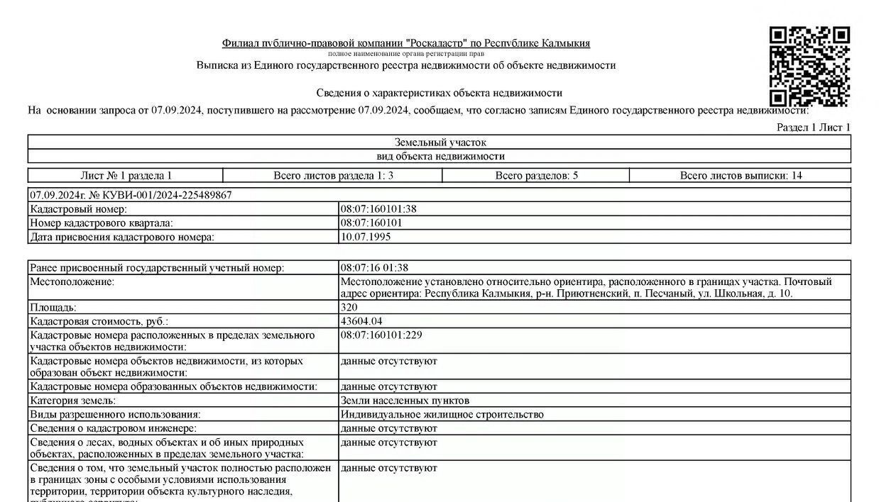 офис р-н Приютненский п Песчаный ул Школьная 10 фото 1