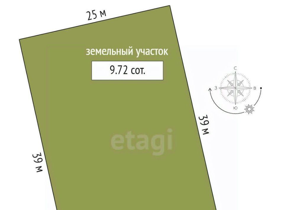 земля р-н Первомайский с Санниково ул 2-я Парковая 26 Санниковский сельсовет фото 6