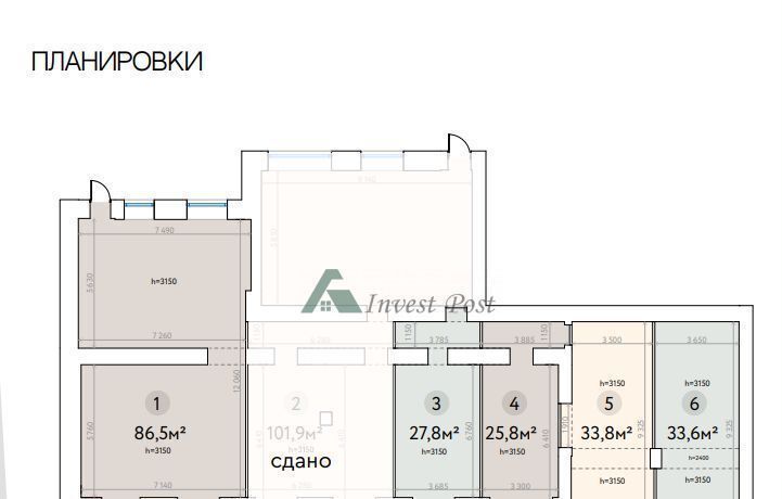 свободного назначения г Москва метро Смоленская пер Денежный 30 муниципальный округ Арбат фото 3