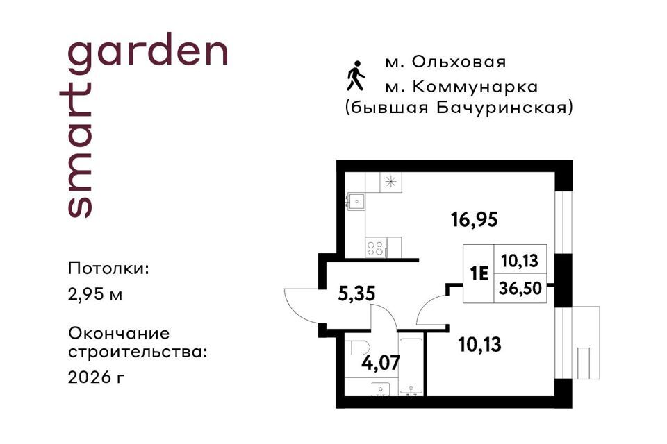 квартира г Москва п Сосенское п Газопровод Новомосковский административный округ, Жилой комплекс Smart Garden фото 1