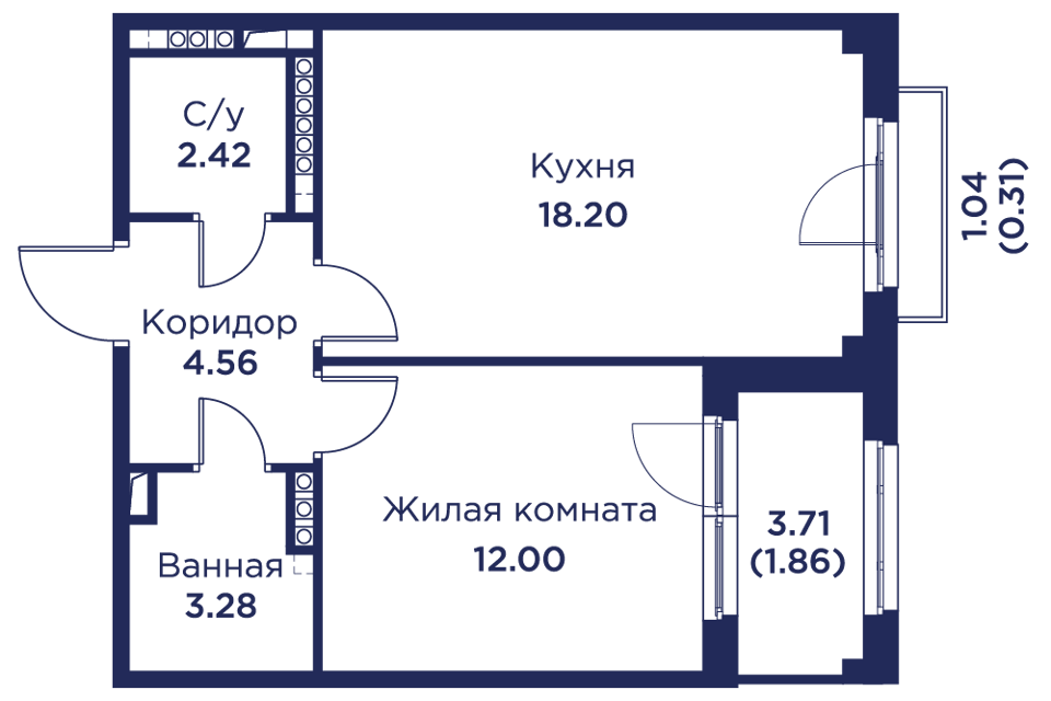 квартира г Кронштадт "Кронфорт. Центральный" фото 3