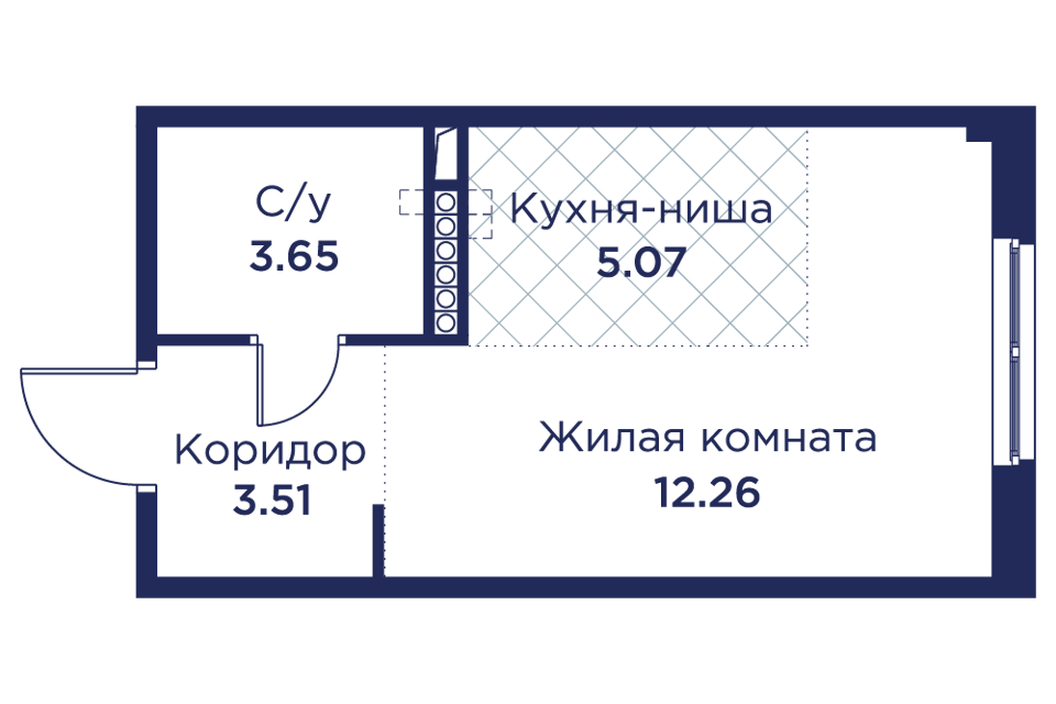 квартира г Кронштадт "Кронфорт. Центральный" фото 3