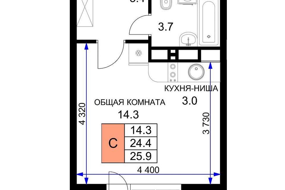 квартира г Краснодар р-н Прикубанский ул им. Героя Ростовского 4 Краснодар городской округ, 8 к 3 / улица Нурмагомеда Гаржимагомедова фото 5