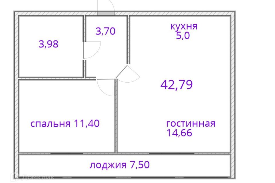 квартира г Уфа р-н Демский ул Новороссийская 1 Уфа городской округ фото 2