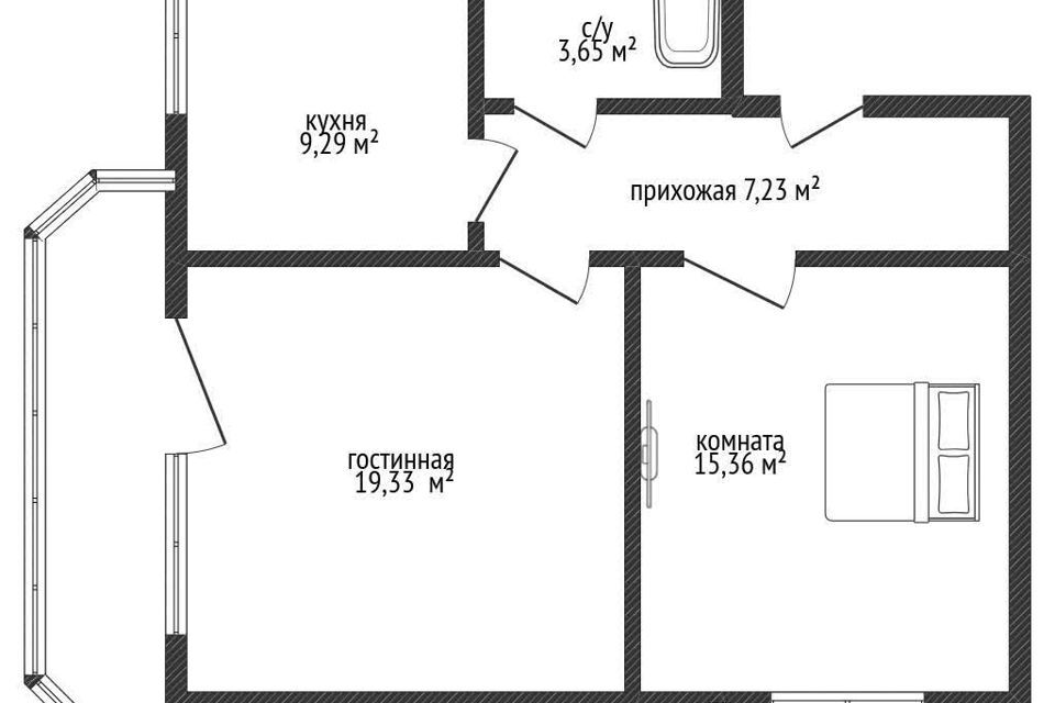 квартира г Краснодар р-н Прикубанский ул Черкасская 58/2 городской округ Краснодар фото 1