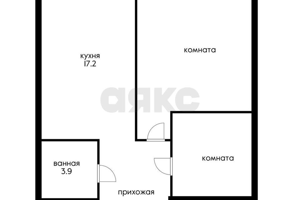 квартира г Краснодар р-н Центральный ул им. Вишняковой 1/23 2 Краснодар городской округ фото 2