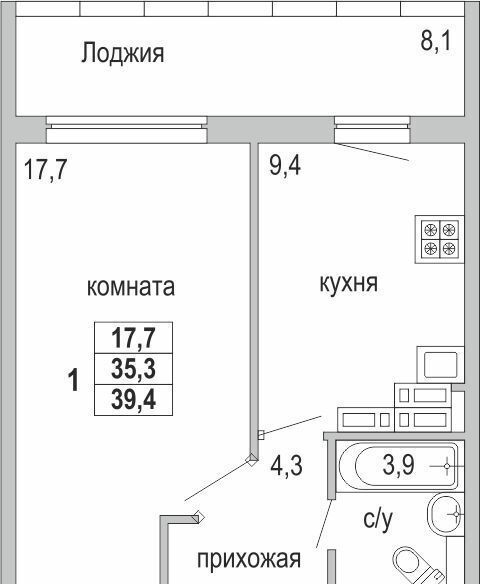 квартира р-н Нижнекамский г Нижнекамск ЖК «Время» мкр. 47, стр. 47-01 фото 4