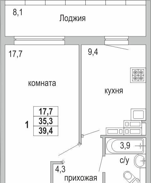 квартира р-н Нижнекамский г Нижнекамск ЖК «Время» мкр. 47, стр. 47-01 фото 4