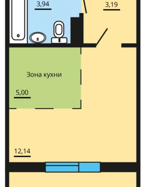 квартира р-н Красноармейский д Чурилово Челябинский городской округ, Эльтонская 2-я, 67 фото 7