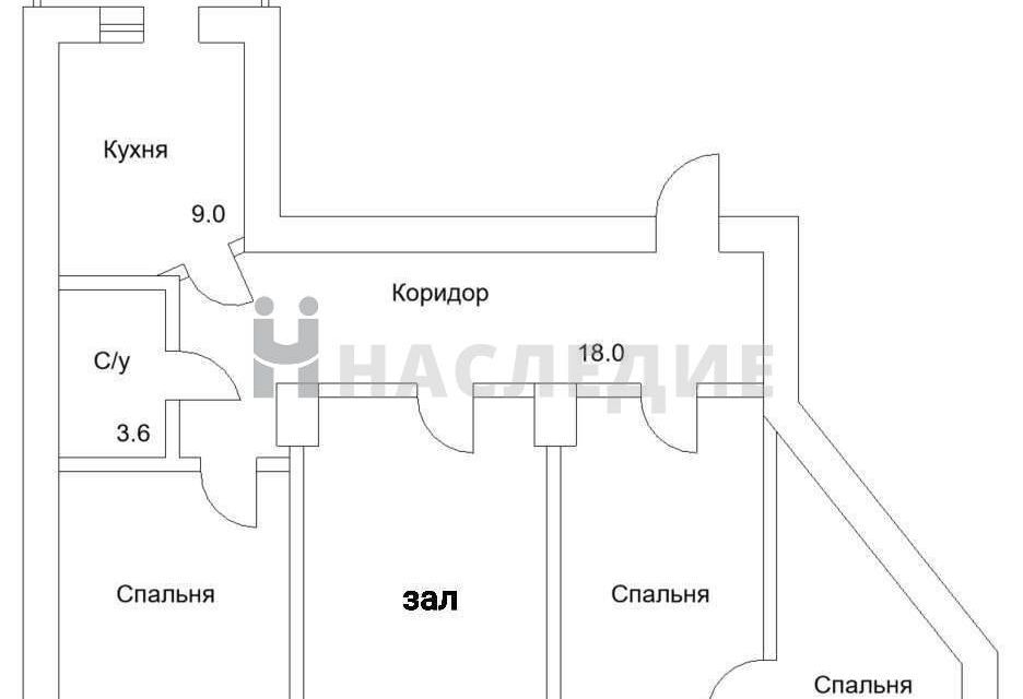 квартира г Ростов-на-Дону р-н Первомайский Сельмаш пр-кт Мира 27 Ростов-на-Дону городской округ фото 10