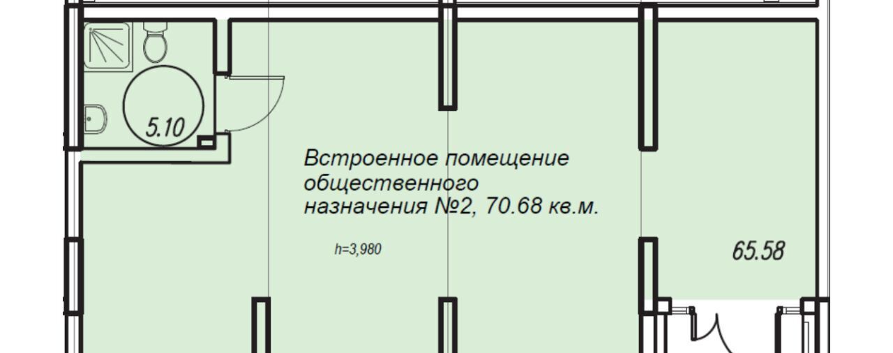 свободного назначения г Казань р-н Советский Суконная слобода ЖК «‎Статный» 1 фото 1