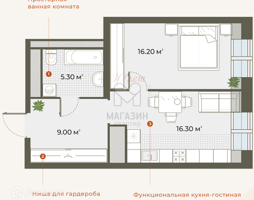 квартира г Санкт-Петербург ул Зеленогорская 3 Выборгский фото 2