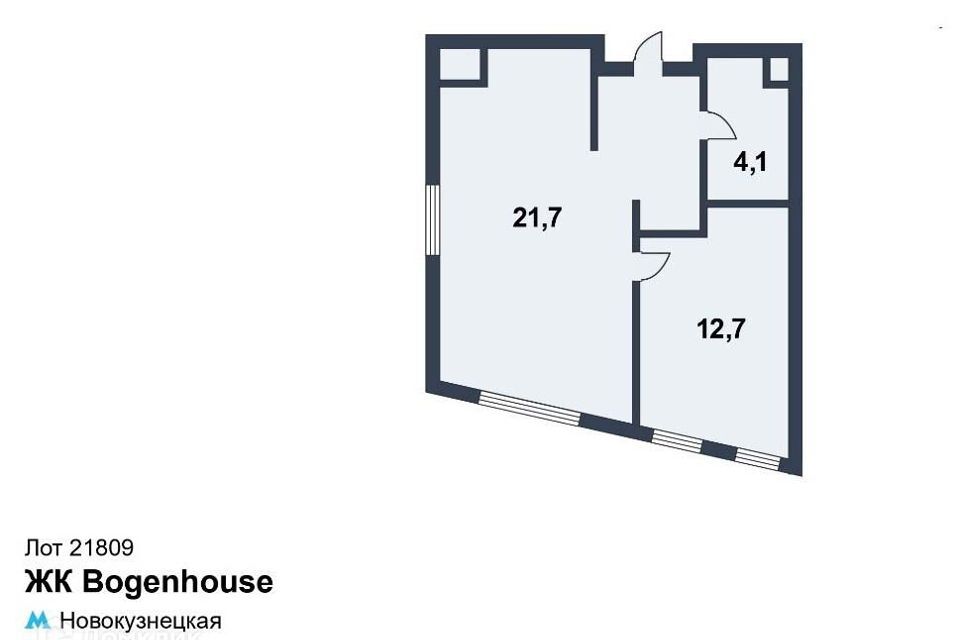 квартира г Москва наб Озерковская 6 Клубный дом BOGENHOUSE Центральный административный округ фото 2