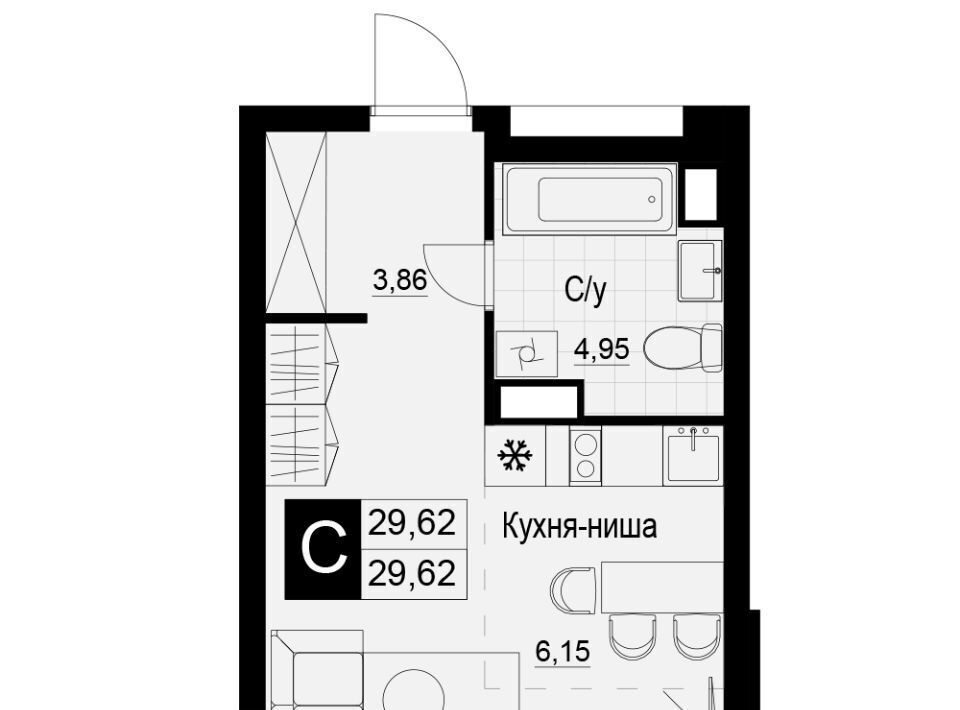 квартира г Самара р-н Куйбышевский Гагаринская ЖК «АМГРАД» фото 1