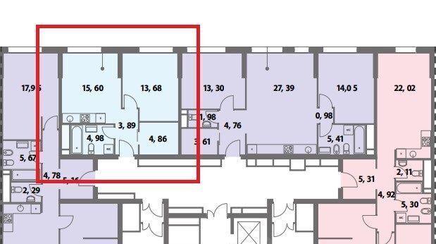 квартира г Москва метро Шелепиха проезд Шмитовский 39к/8 ЖК «Headliner» муниципальный округ Пресненский фото 24