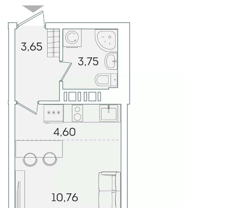 квартира р-н Всеволожский г Мурино ул Графская 6к/4 ЖК Lampo Девяткино фото 1