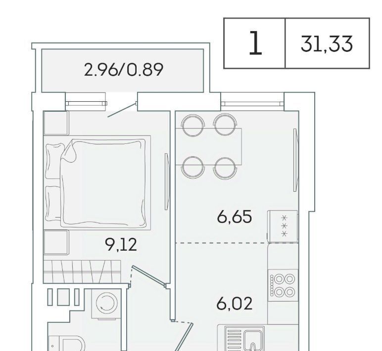 квартира р-н Всеволожский г Мурино ул Графская 6к/1 ЖК Lampo Девяткино фото 1